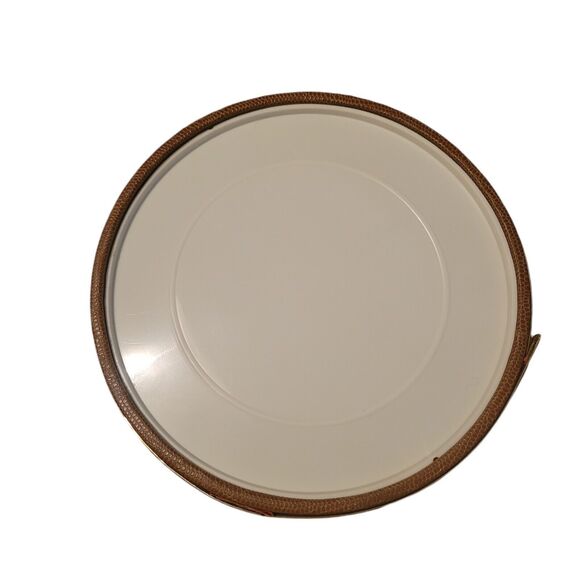 MCM Vintage Brown And Gold Ice Bucket Original Box - Picture 8 of 10